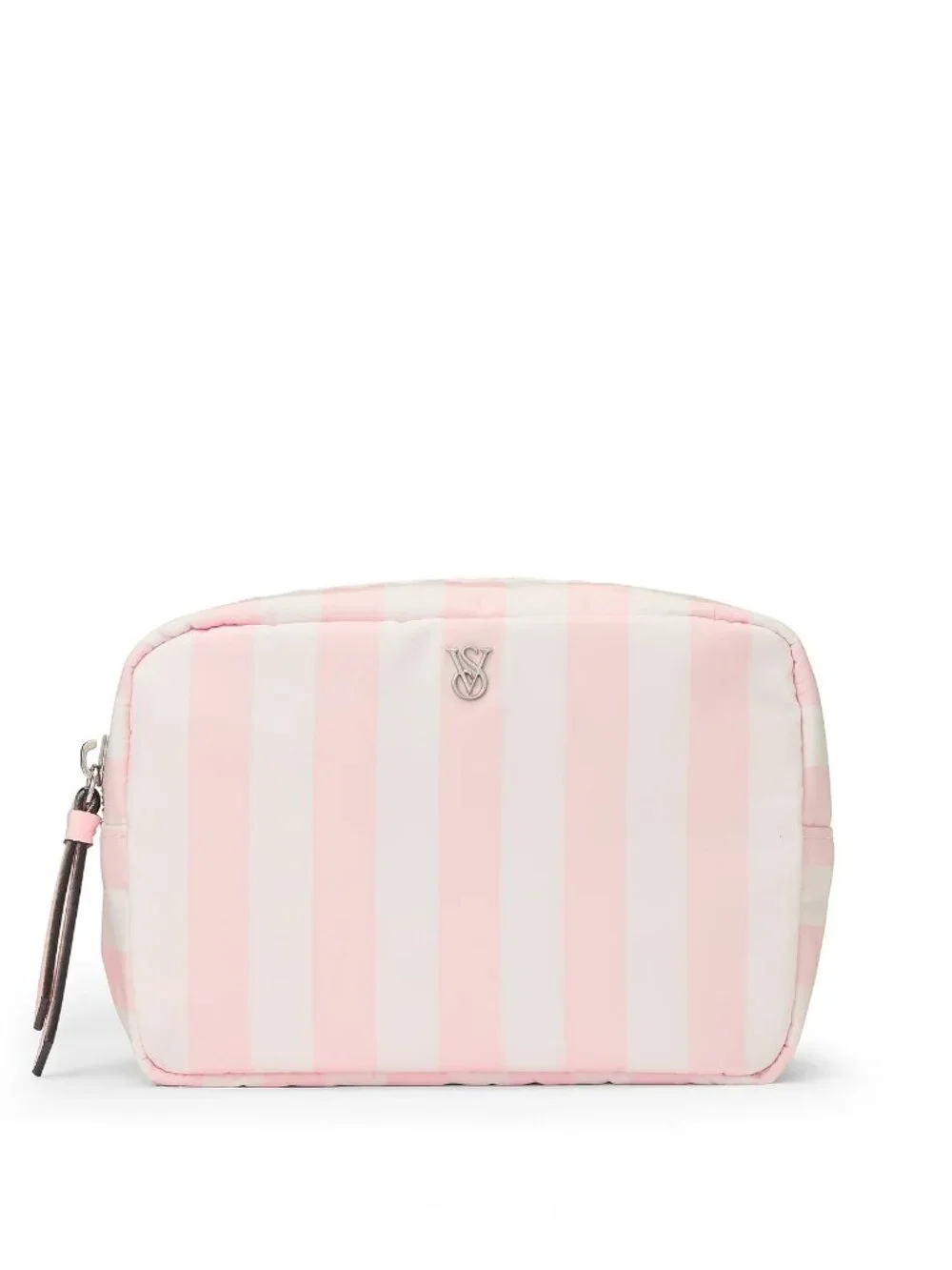 Victoria's Secret Boxy Case Makeup Bag HERITAGE STRIPE NWT